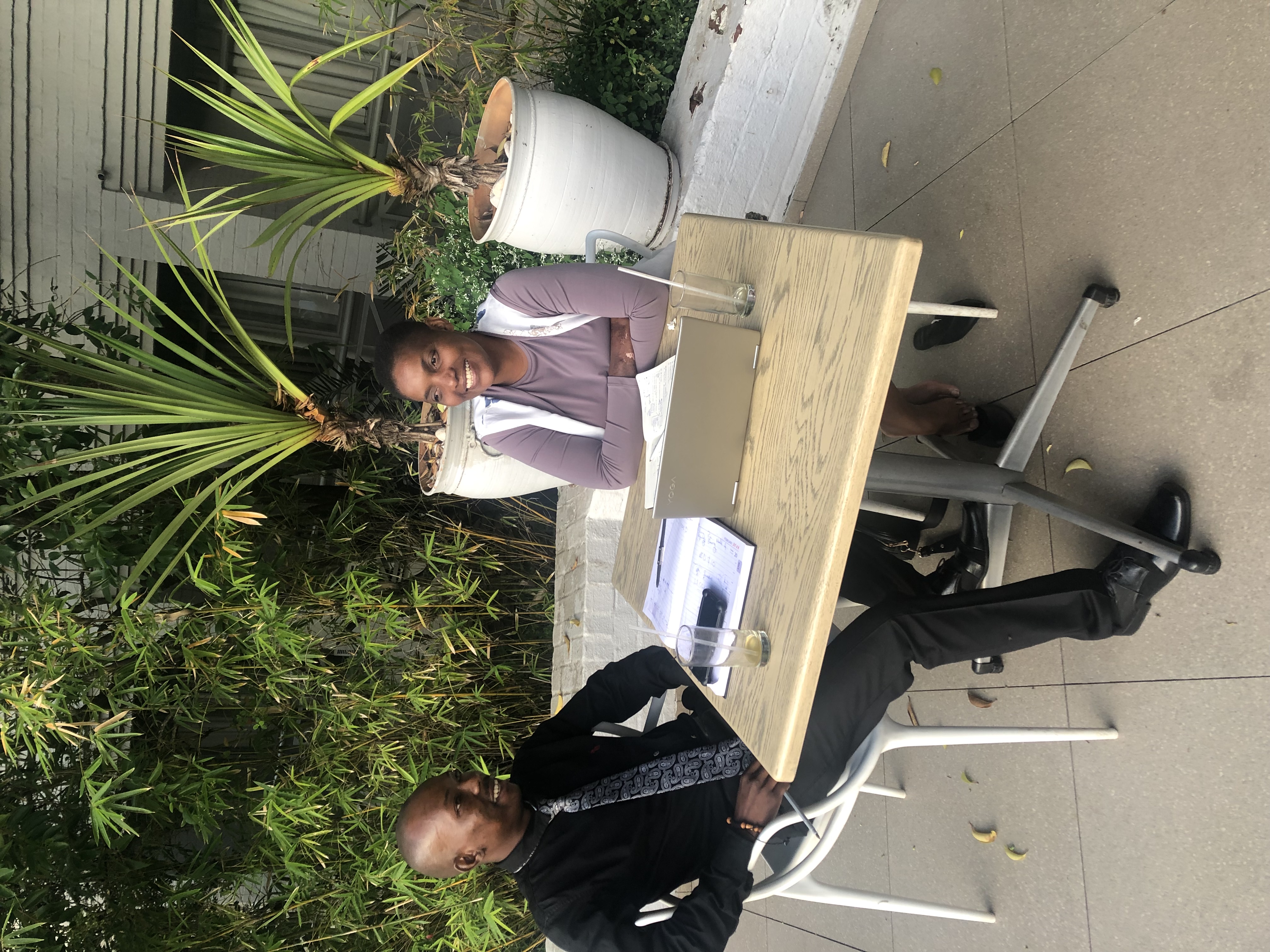 peter-mbweku-and-claris-at-tendertube-hq